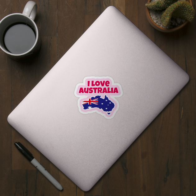 Australia Day - I Love Australia by EunsooLee